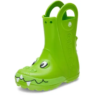 Crocs Unisex Kinder Handle It Duke Rain Boot T Stiefel, Crocs Green, 25/26 EU