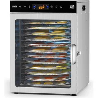 Vevor Dörrautomat 12 Silber