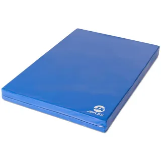 JEFlex Turnmatte 100 x 70 x 8 cm Fitness blau Weichbodenmatte Jeflex blau 100 CM