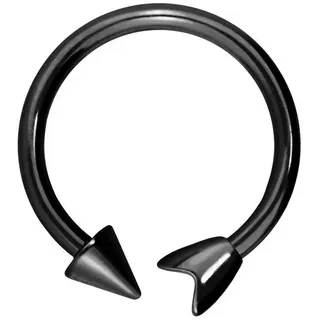 PIERCINGLINE Titan Hufeisenring mit Innengewinde PFEIL