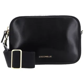 Coccinelle Tebe Shiny Calf Mini Crossover Bag Leather Black