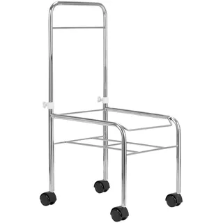 Activeshop Fussbadewanne Chrom auf rädern