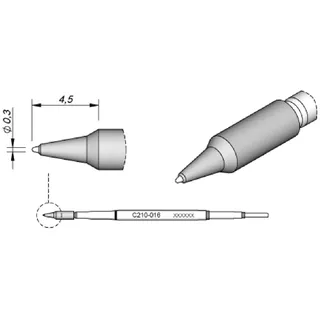jbc Lötspitze für T210, spitz