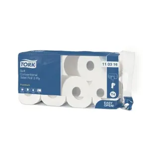 TORK Toilettenpapier T4 Premium Soft 3-lagig, 72 Rollen