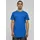 Shaped Long Tee blau L