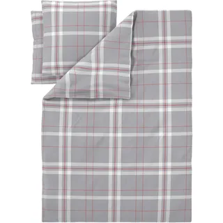 LIVARNO® Bettwäsche Fleece, 200 x 220 cm (Karo)