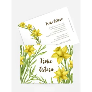 Osterkarten selbst gestalten mit Spruch und Fotos im Onlinedesigner bei Meine-Kartenmanufaktur.de