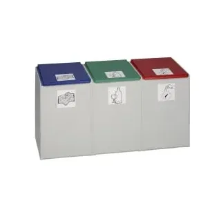 VAR Deckel für Kunststoffcontainer 60 l rot