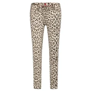 Buena Vista Damen 7/8 Hose Malibu Stretch Twill Leo (DE/NL/SE/PL, Alphanumerisch, XS, Regular, Regular, Natural Leo) - XS