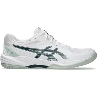 Asics Gel-Task 4, White/Tranquil Teal 43.5 - Weiß/Blau - 43,5