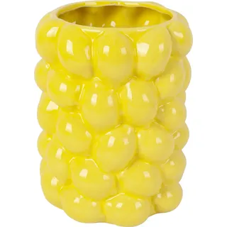 Trendline Vase Keramik Zitrone 18 x 15 x 15 cm gelb