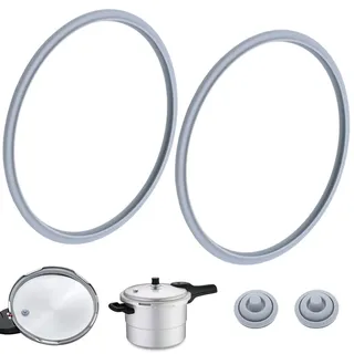 WYYFXY® 2 Stück Dichtungsring 22cm für WMF, Schnellkochtopf Dichtungsring Silikon mit Kochsignaldichtung für WMF 6068559990 6068559997 Ersatzteil Dichtungsring