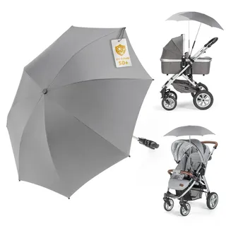 zamboo Universal Sonnenschirm für Kinderwagen und Buggy - Grau