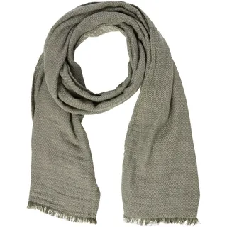 CAMEL ACTIVE Herren Schal aus reiner Baumwolle Waldgrün, menswear-OS - Einheitsgröße