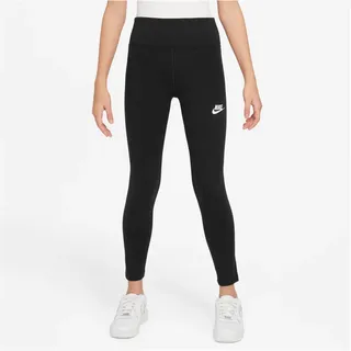 Nike Sportswear Classics High-Waist Leggings Mädchen 010 black/white XL 156-166 cm