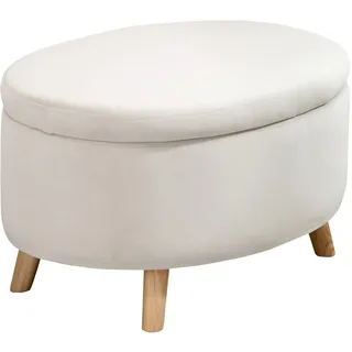 Homcom Sitzbank Blau, Kunststoff, 51.5x42x71 cm Beige