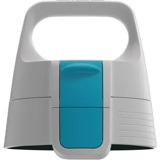 Sigg WMB ONE Top 2 Grey Aqua Verschluss (One Size), Ersatzteil Trinkflasche, einhändig bedienbarer & auslaufsicherer Verschluss