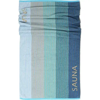Lashuma Helsinki Handtuch 85 x 200 cm blau/türkis