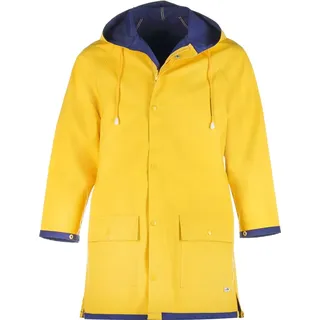 Modas Unisex Regenjacke Original Friesennerz Wendejacke – Regenmantel Regenparka Damen Herren Ostfriesennerz in Gelb Größe L - L