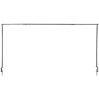 Esschert Design Tisch-Deko-Stange mit Klemmen Schwarz