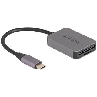 DeLock 91009 Externer Speicherkartenleser Grau