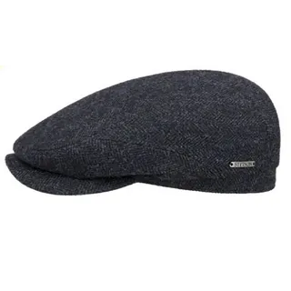 Stetson Flat Cap Belfast Classic Wool Made in the EU blau 62