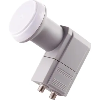Schwaiger LNB2 digital anthrazit mit Wetterschutz für 2 Teilnehmer