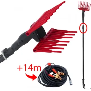 Batteriebetriebener Olivenrüttler GeoTech Olive Picker 400 EVO - 190-280 cm Teleskopschaft