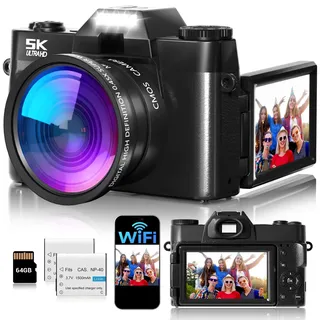 Professionelle Digitalkamera für Fotografie, Kompakt-Point- und Shoot-Digitalkamera