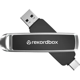 SanDisk DJ Flash Drive 512 GB, USB Stick - USB Type-C, 1000 MB/s Drehring, Schwarz
