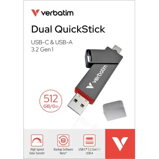 Verbatim Dual QuickStick USB-Stick 512 GB