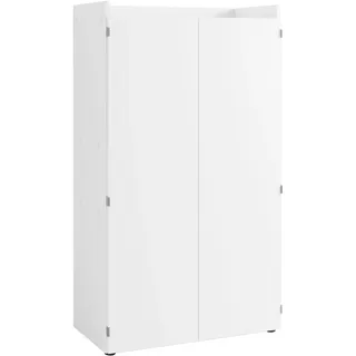 byLIVING Sekretär BYLIVING "Janne", weiß, B:80cm H:141cm T:40cm, Sekretäre, Sekretär, platzsparende Arbeitslösung für den Wohnraum mit viel Stauraum