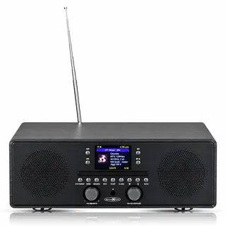 Reflexion Internetradio mit DAB+, UKW, CD, Bluetooth, USB, AUX-In, Schwarz | HRA23INT/B – 15.000 Sender, DAB+, UKW, CD, Bluetooth, USB, AUX-In, 2,4 Zoll