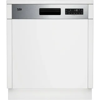 Beko BDSN25530X Einbau-Geschirrspüler (teilintegrierbar, 600 mm breit, Edelstahl)