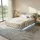 mit Matratze 140 x 200 cm beige