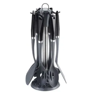 Michelino Kochbesteck-Set 7-teilig Schwarz