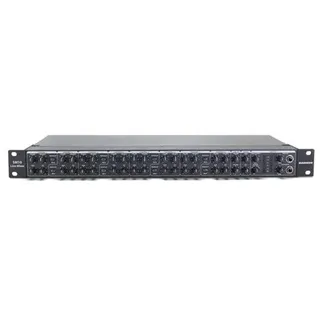 Samson SM10 10‐Kanal Rackmixer mit XLR‐Mic‐Preamps & Stereo‐Line Inputs – ideal für Bühne, Studio, Installation