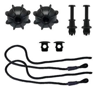 ShnminEU 2 Stück Kofferraum Halteband Hutablage Schwarz Band Halterung für Den Kofferraum Auto Universal Haltebänder Kofferraumabdeckung für VW Golf 6 5 4 MK6 GTI R20 Kabellänge 50cm