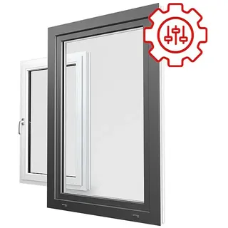 Solid Elements Kunststofffenster nach Maß  (BAUHAUS Garantie: 5 Jahre)