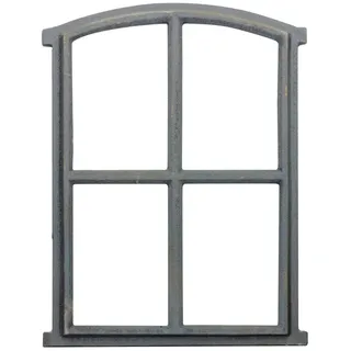 Aubaho Dekoobjekt Fenster grau Stallfenster Eisenfenster Scheunenfenster Eisen 49cm Anti grau
