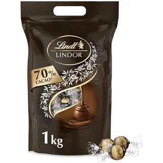 Lindt LINDOR Extra Dunkel 70% 1000g, 78 Kugeln