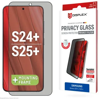 Displex Privacy Full Cover Panzerglas (10H) für Samsung Galaxy S24+/S25+