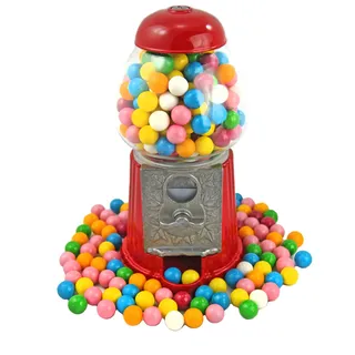 Kaugummiautomat Rot Retrolook, Glas