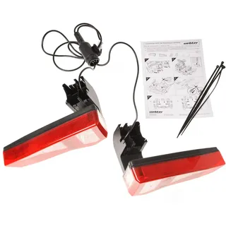 Uebler Rückleuchtenset E1864 inkl. Arm, Kabel, Stecker für i21, F14, F24