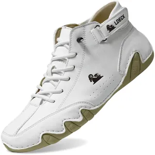 Generisch Alpaca Barfußschuhe, Alpaca-Ergonomischer, Wasserdichter & Schmerzlindernder Leder-BarfußSchuh, Schuhe Damen, wasserdichte und Atmungsaktive OrthopäDische Barfuss Schuhe - 42 EU