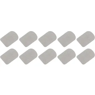 QUARKZMAN Handschuhe Touchscreen Aufkleber 0.9"x0.63" Ultra Hochempfindlich Flexibel Silber Faser Ultradünne Aufkleber für Handschuhe Pack von 15