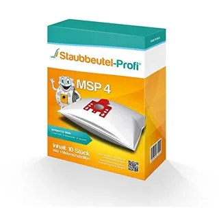 10 Staubsaugerbeutel MSP4 geeignet für Weltstar 1200 von Staubbeutel-Profi®
