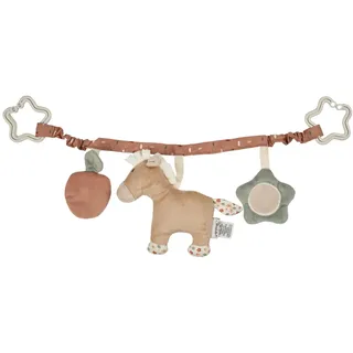 Sterntaler Kinderwagenkette Pferd Sunny - Baby Spielzeug mit Knisterpapier und Rassel - Kinderwagen Zubehör einfach zu befestigen & mit eingearbeitetem elastischem Band, bunt