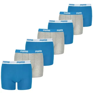 Puma Boxershorts BOYS BASIC BOXER 7er Pack, in 417 - blue/grey | 152