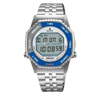 Seiko Digital Chronograph Rotocall Edelstahl 11 mm SMGG21P1